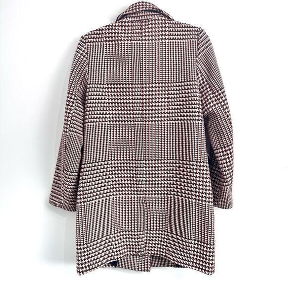 ONLY Classic Houndstooth Coat Sz Small - Picture 9 of 16